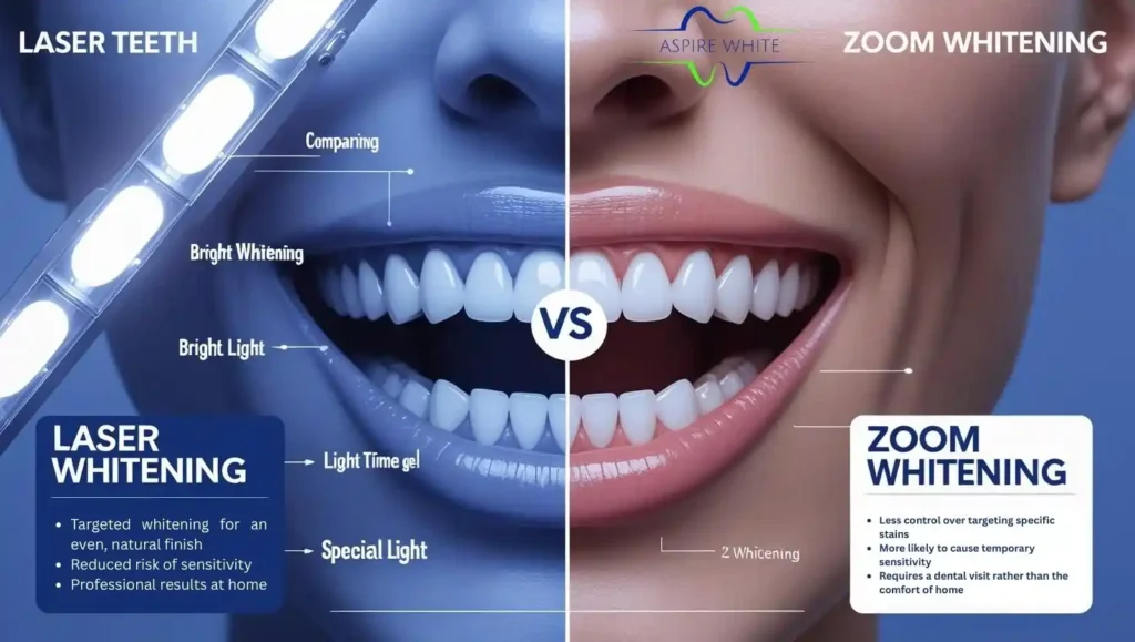 Laser Teeth Whitening vs. Zoom Whitening Reading