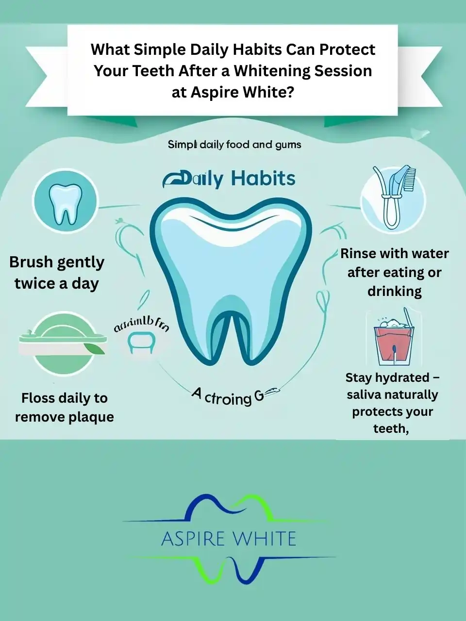 What Simple Daily Habits Can Protect Your Teeth After a Whitening Session at Aspire White Reading